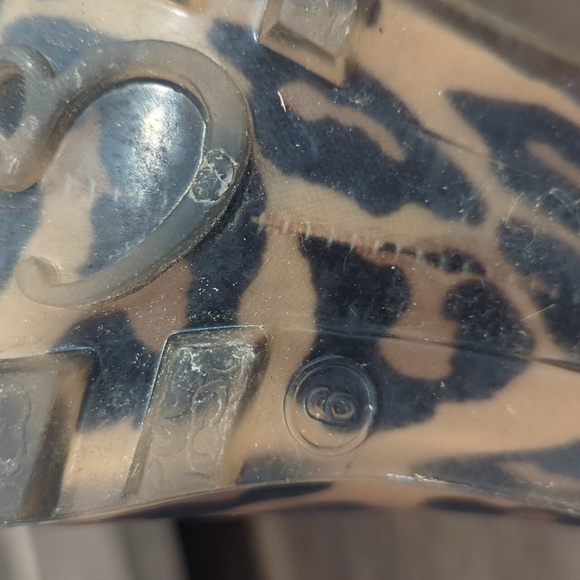 Coach leopard print rubber boots - Picture 7 of 10